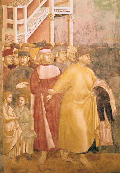 Saint François renonce à tous les biens terrestres (détail) - Giotto di Bondone